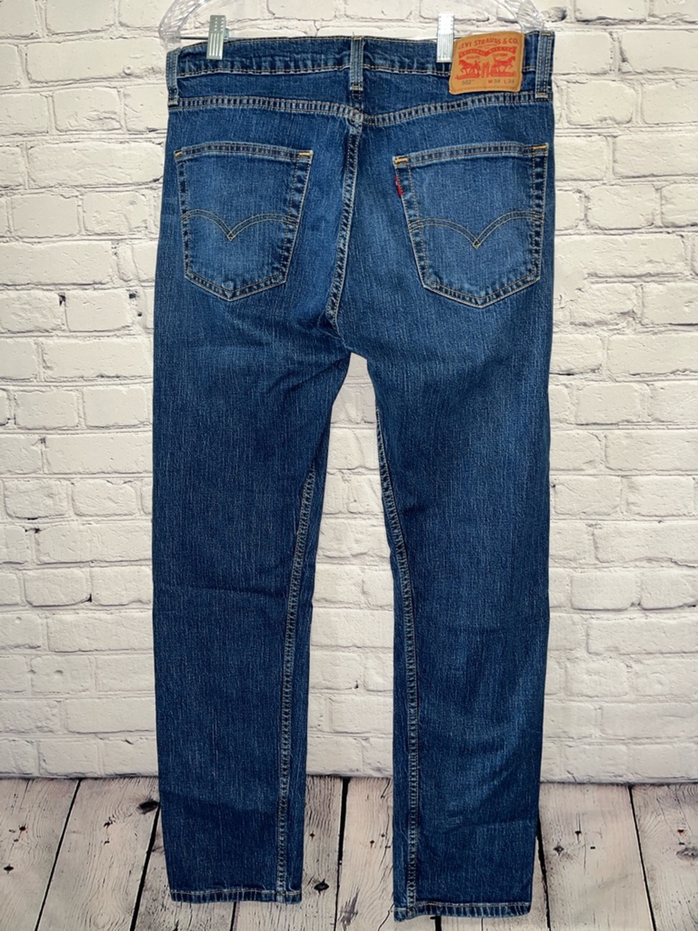 ✅SOLD✅ Levi’s 502 Tapered Fit Blue Jeans Men’s Size 34X34